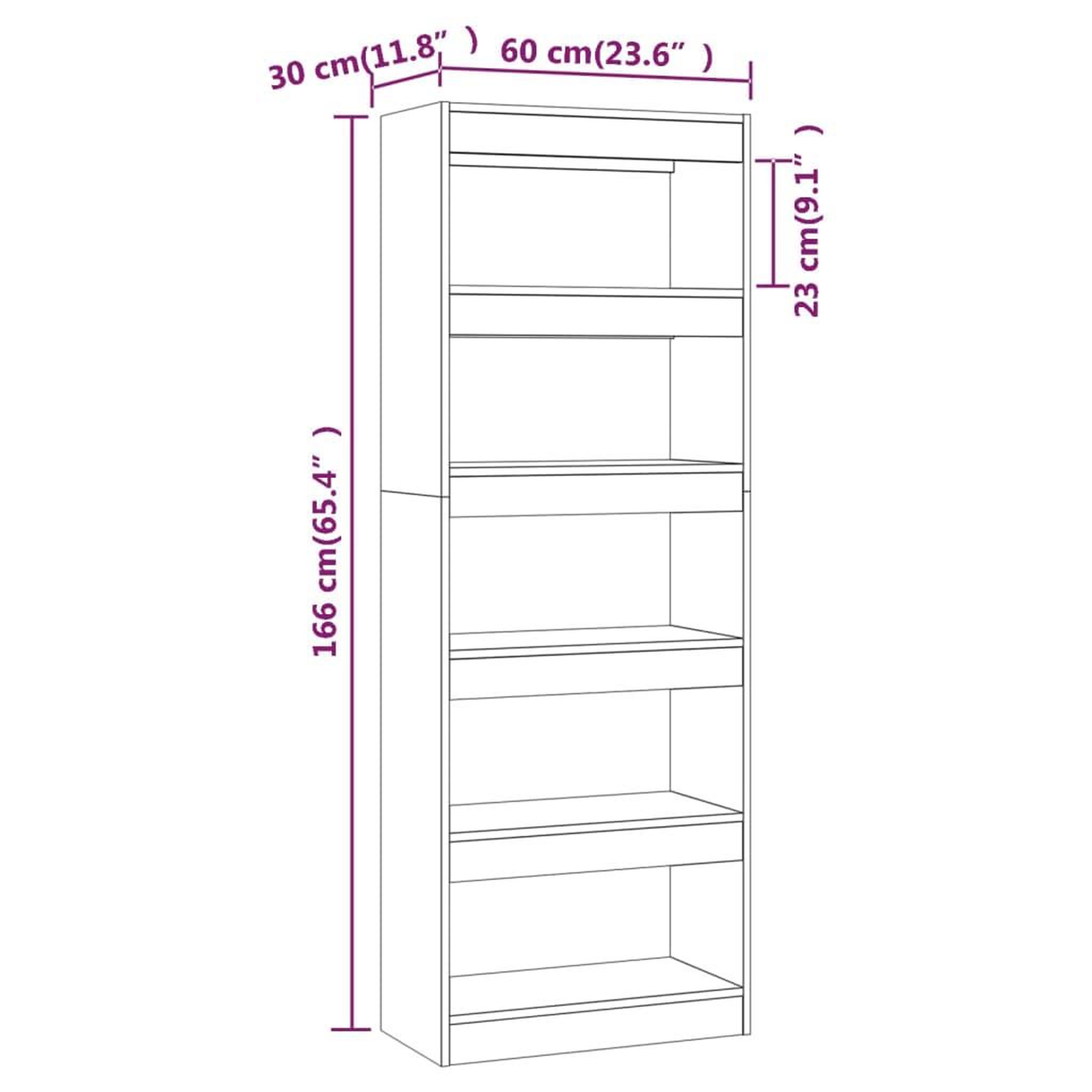 Voir la diapositive 6 : VIDAXL Bibliotheque/Separateur de piece Blanc brillant bois ingenierie