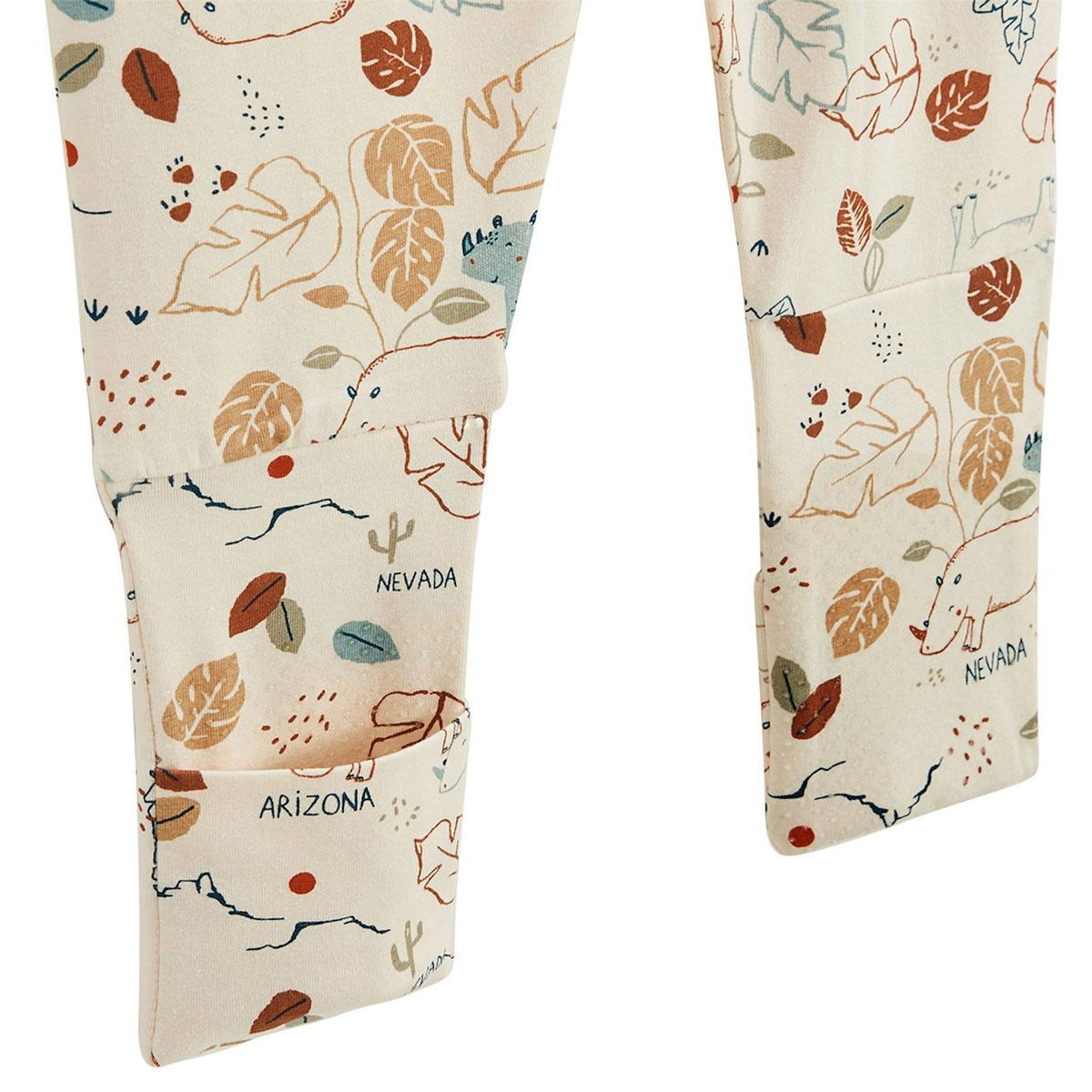 Petit Béguin Pyjama enfant 2 pièces avec pieds retroussables Kansas City