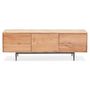 Voir la diapositive 3 : Paris Prix Meuble TV 3 Portes en Bois  Myriam  147cm Naturel