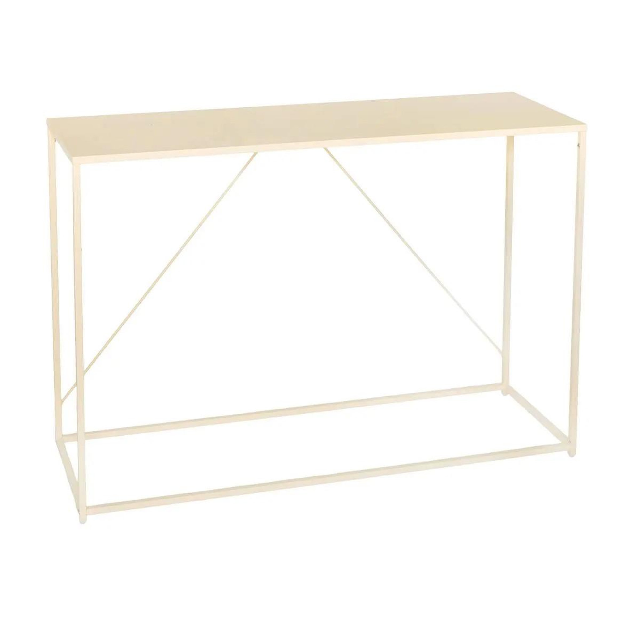 ATMOSPHERA Console en métal  gota  120cm beige