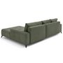 Voir la diapositive 5 : LISA DESIGN Rimini - canapé d'angle droit 4 places convertible avec coffre en tissu texturé