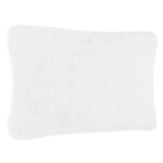 Atmosphera Kids Coussin Déco  Imitation Fourrure  30x45cm Blanc