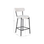 Voir la diapositive 6 : LISA DESIGN Ivanec - tabouret de bar - en tissu bouclette
