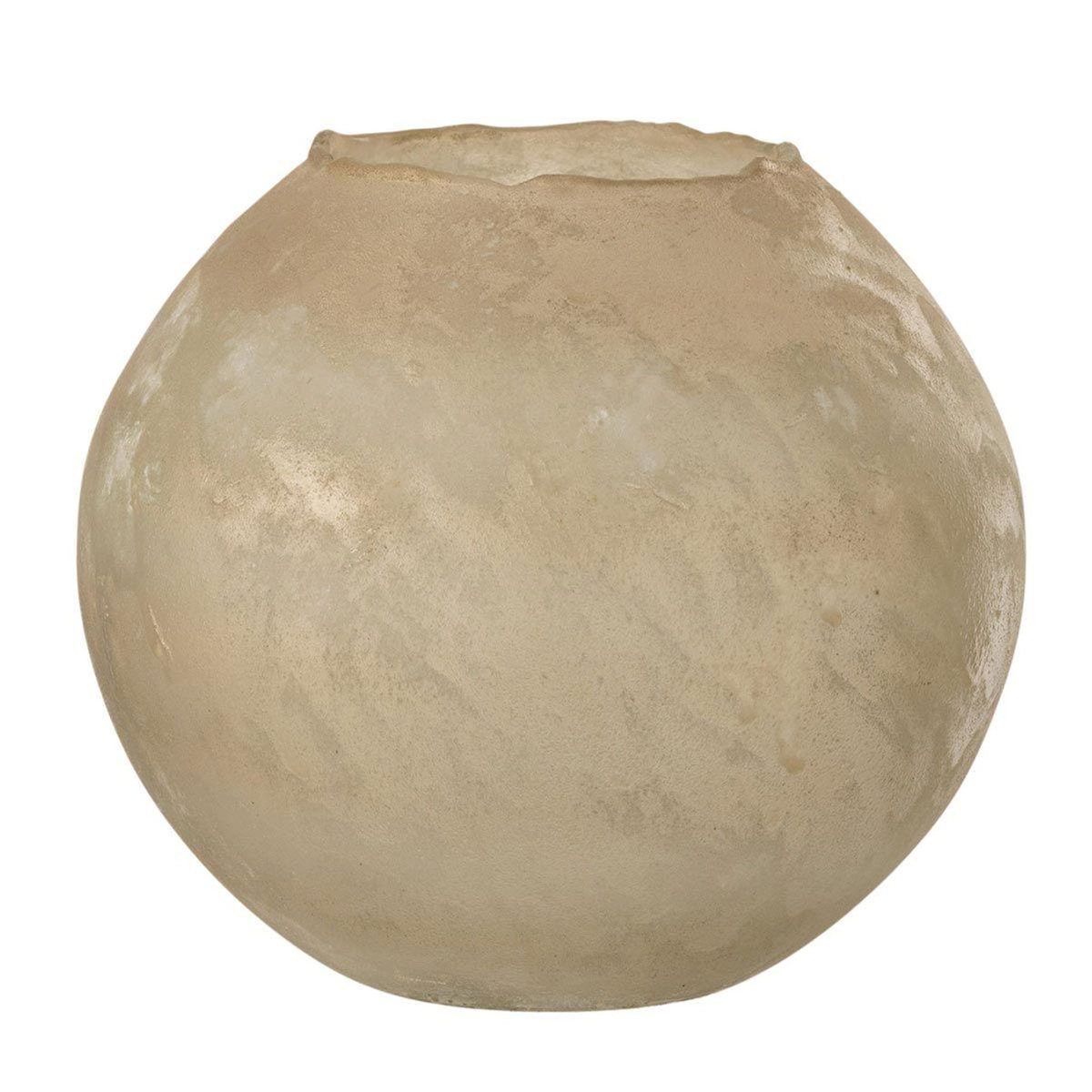 Paris Prix Vase Rond Design en Verre  Soda  25cm Or