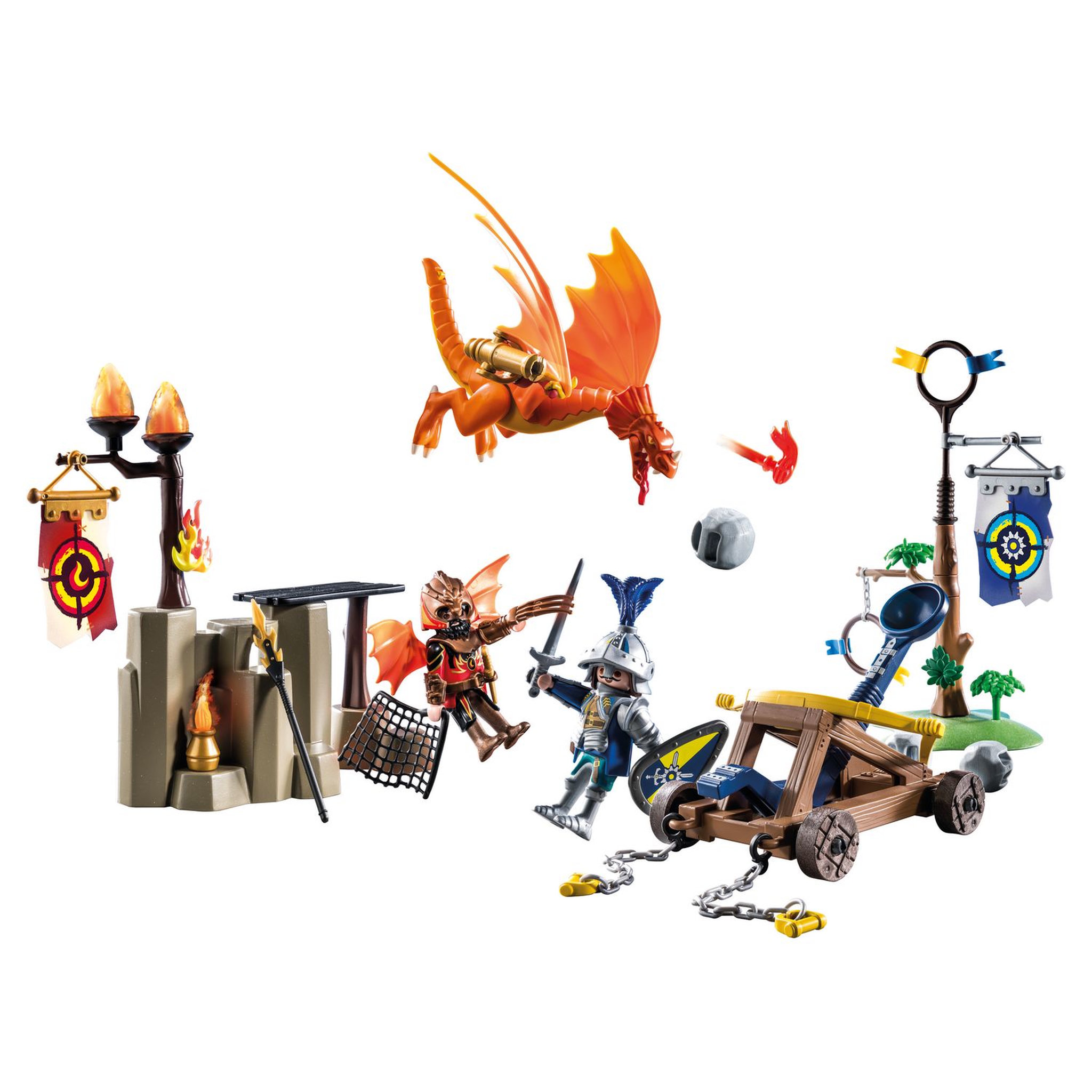 Voir la diapositive 3 : PLAYMOBIL 71210 Tournoi de chevalier contre combattant