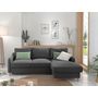 Voir la diapositive 2 : LISA DESIGN Will - canapé d'angle droit - convertible avec coffre - 4 places - en tissu