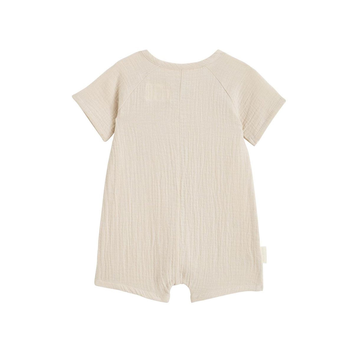 Petit Béguin Barboteuse bébé en gaze de coton Eden