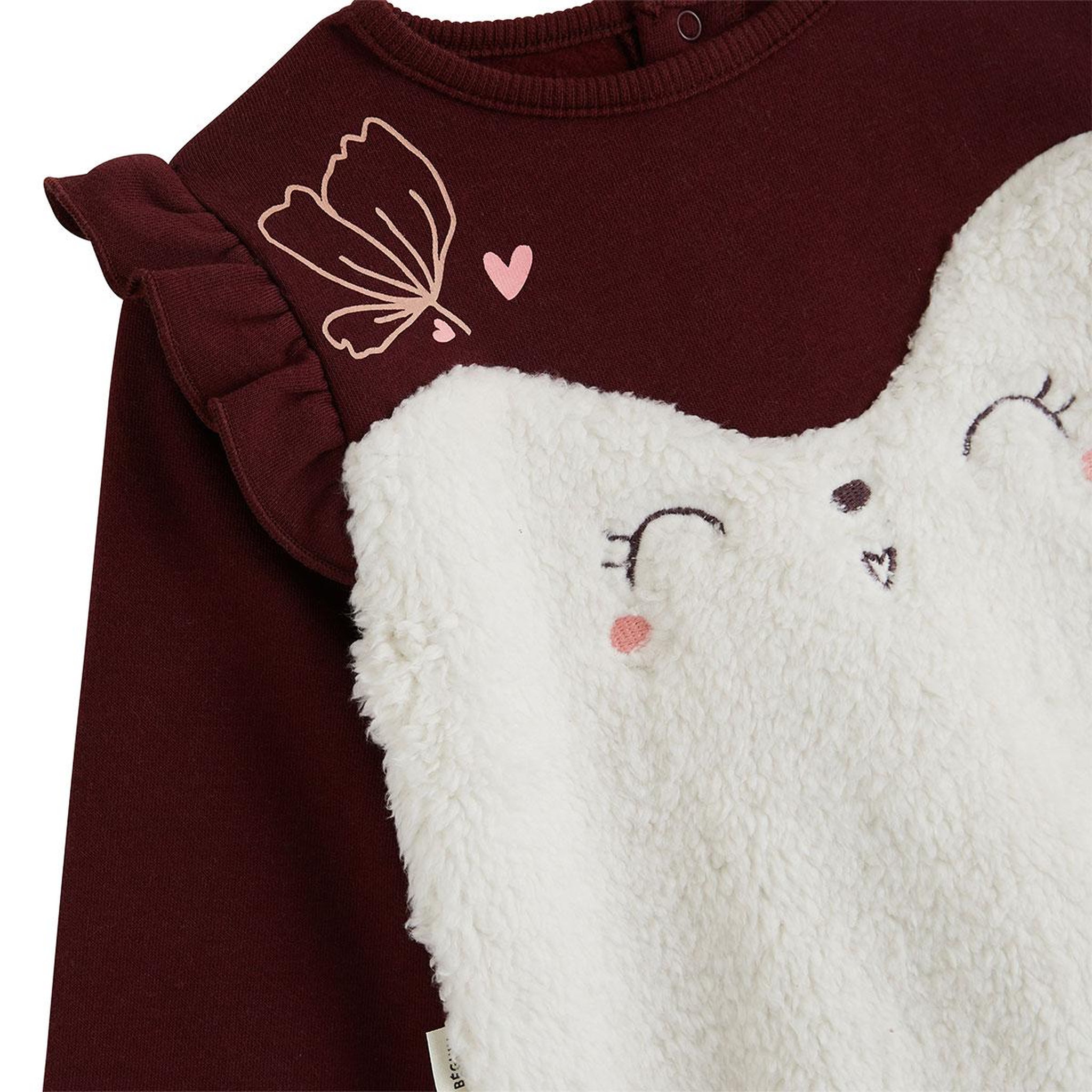 Voir la diapositive 2 : PETIT BEGUIN Ensemble bébé sweat et pantalon en molleton aimée