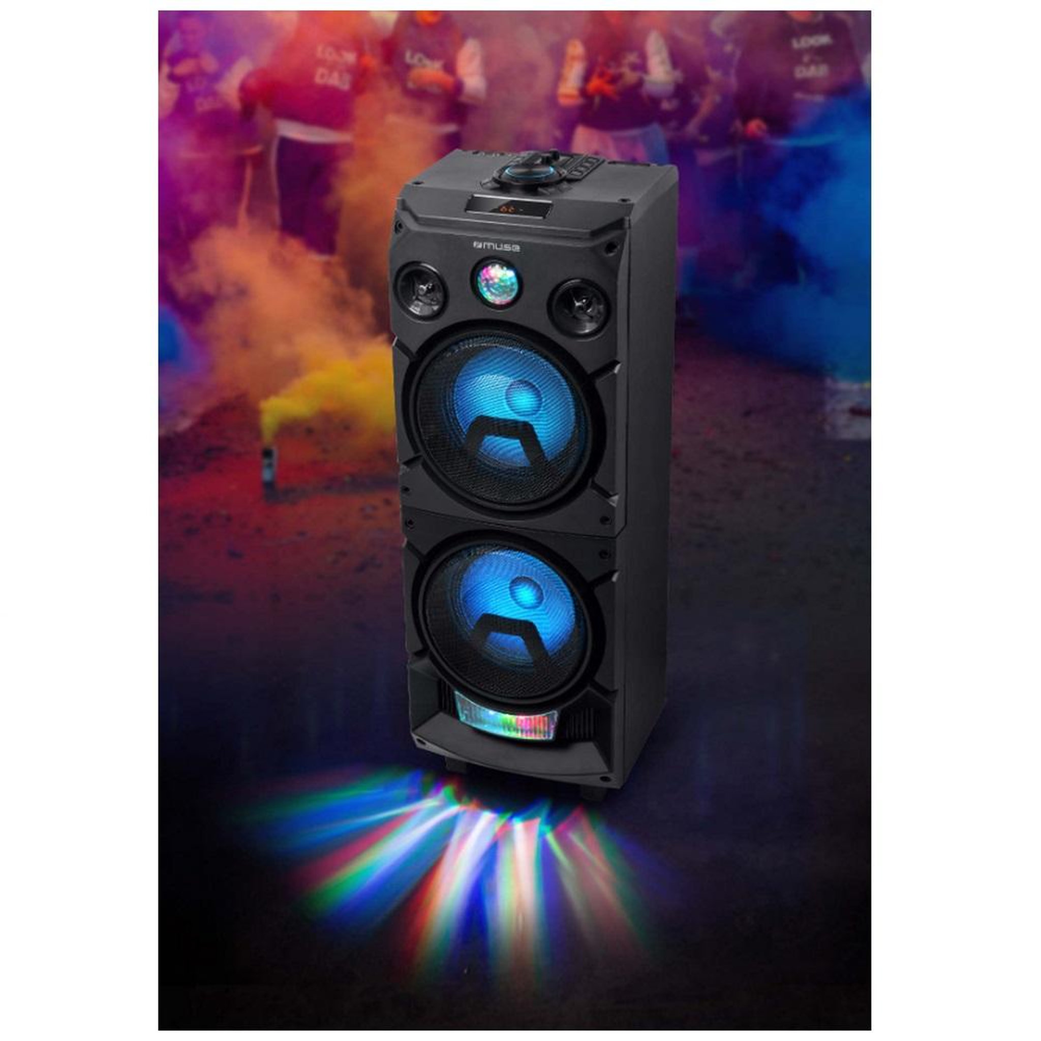 Voir la diapositive 4 : Muse Mini-chaîne 400w noir avec bluetooth - m1935dj