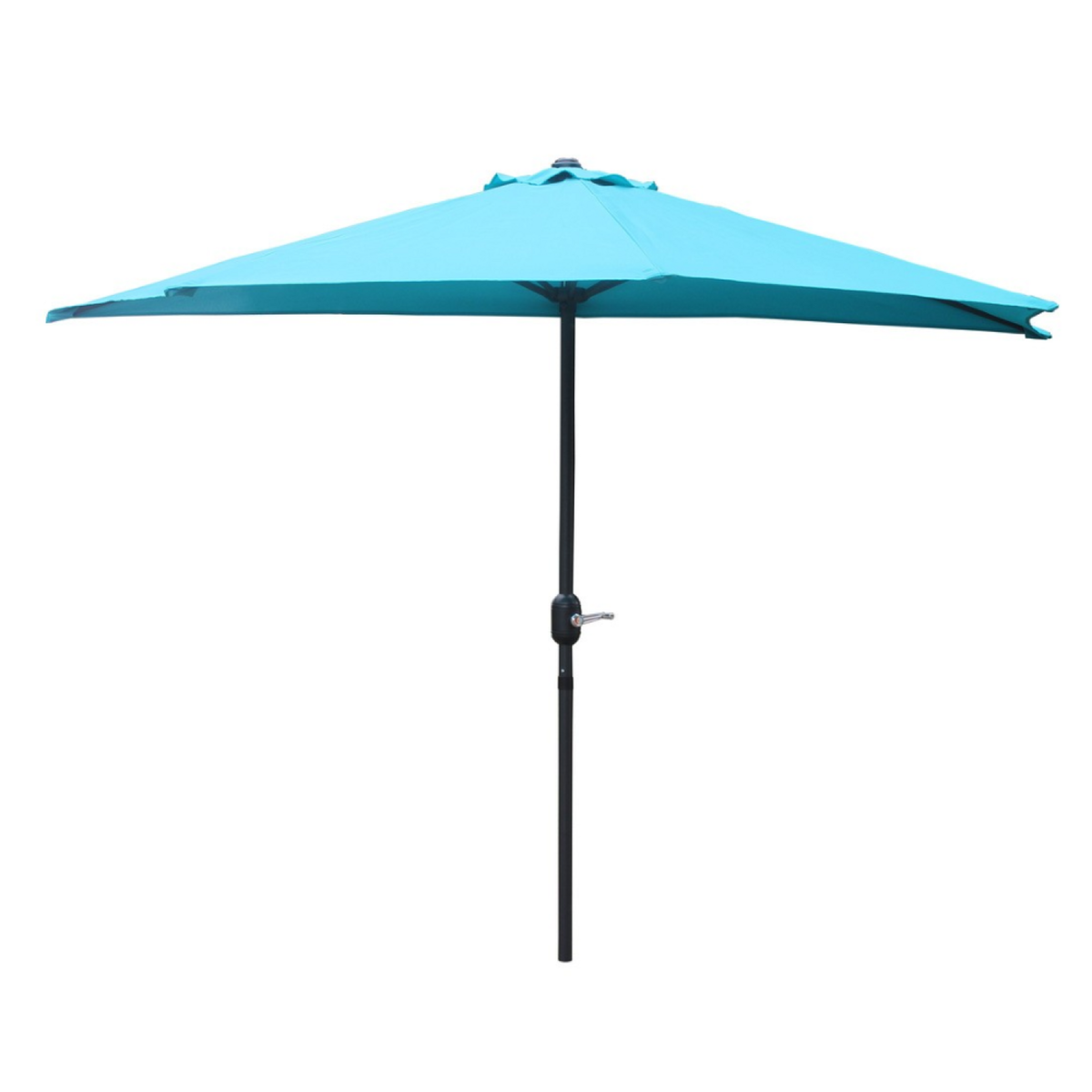 CONCEPT USINE Demi parasol de balcon bleu CATANE