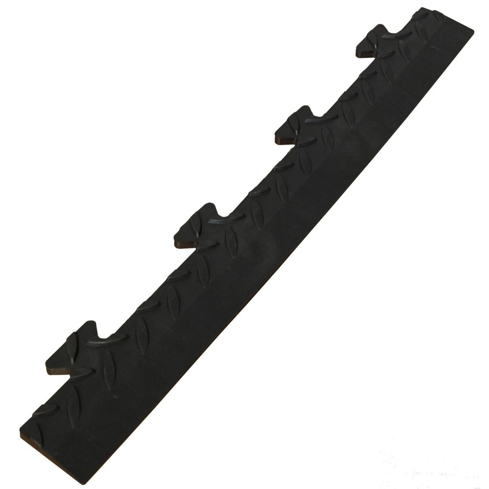 Voir la diapositive 2 : INTEC Pack 5 bordures males pour dalle pvc noire clipsable sol antidérapant carré garage atelier ps50crn/m intec