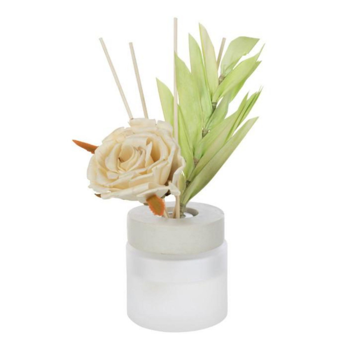 Paris Prix Diffuseur de Parfum en Verre  Fleur  100ml Jaune