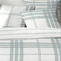 Voir la diapositive 2 : Home collection Parure housse de couetteavectaie oreiller coton 51 fils sobrut