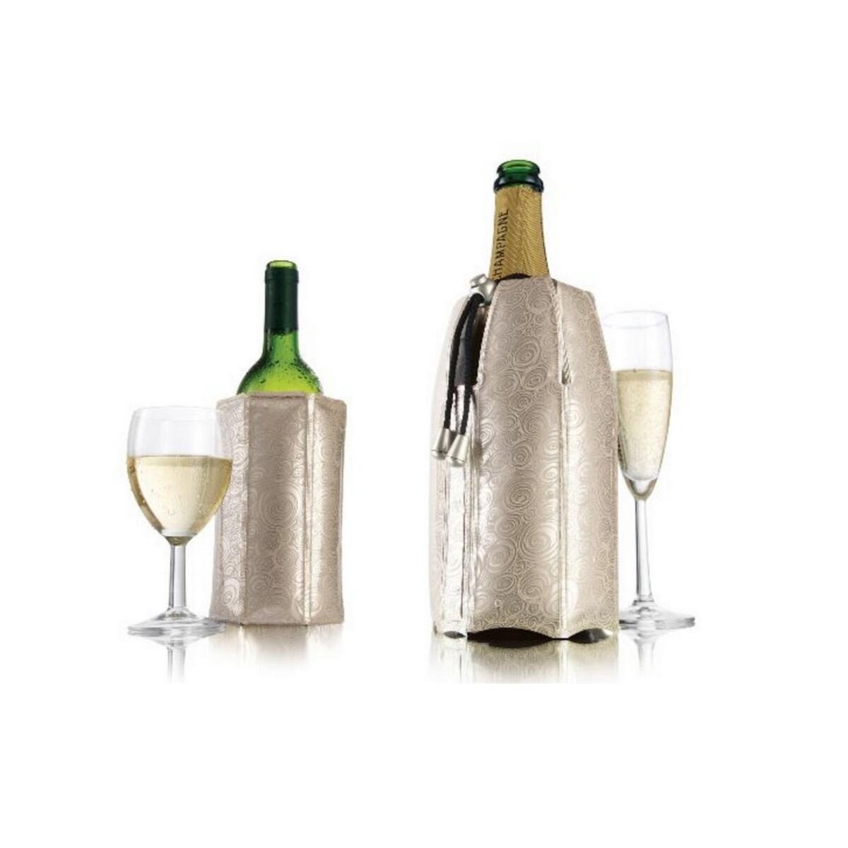 Vacu vin Coffret 2 rafraîchisseurs de boutielle - 3887560