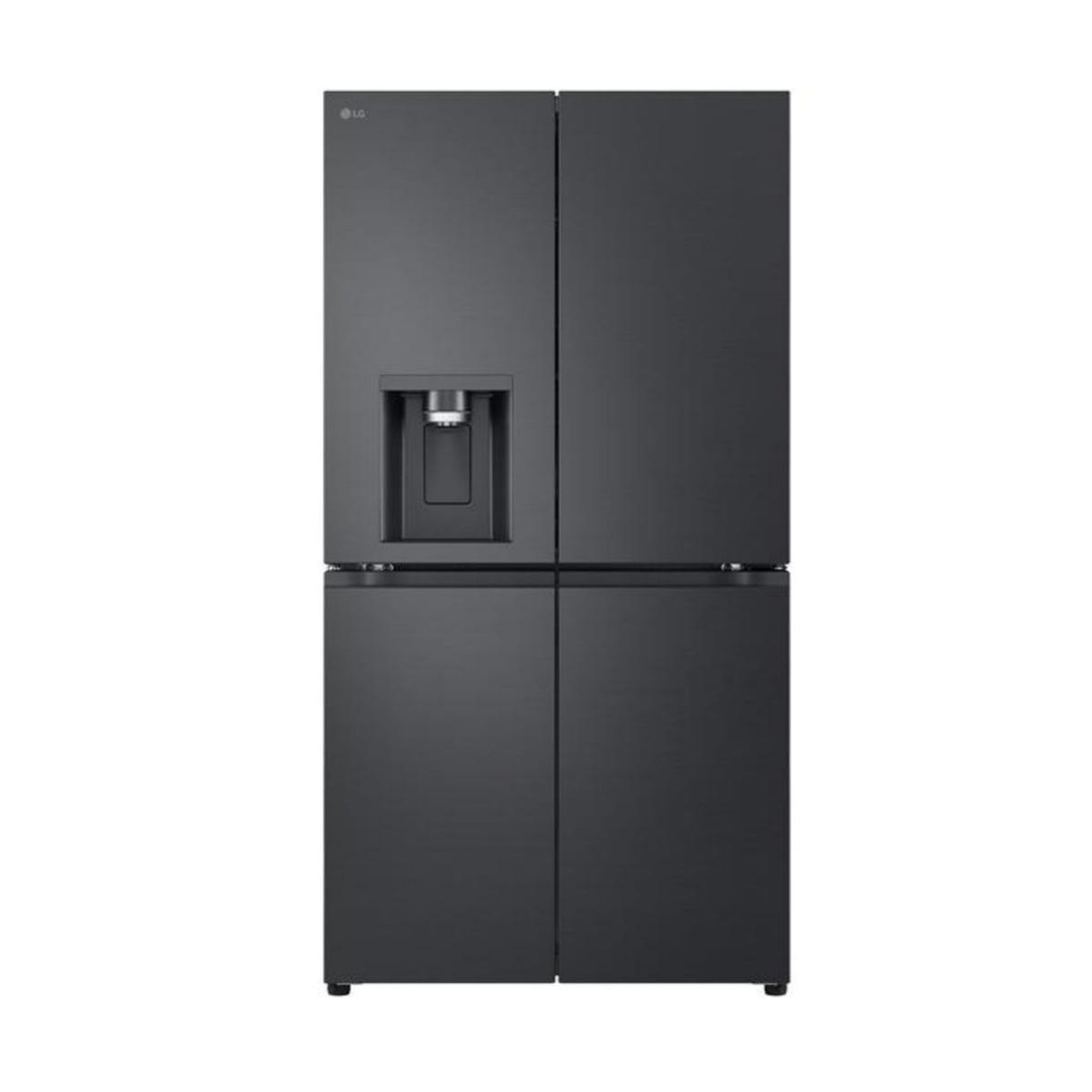 LG Réfrigérateur américain 91cm 645l total no-frost noir acier - gmf960ev4e