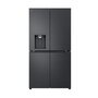 Voir la diapositive 1 : LG Réfrigérateur américain 91cm 645l total no-frost noir acier - GMF960EV4E