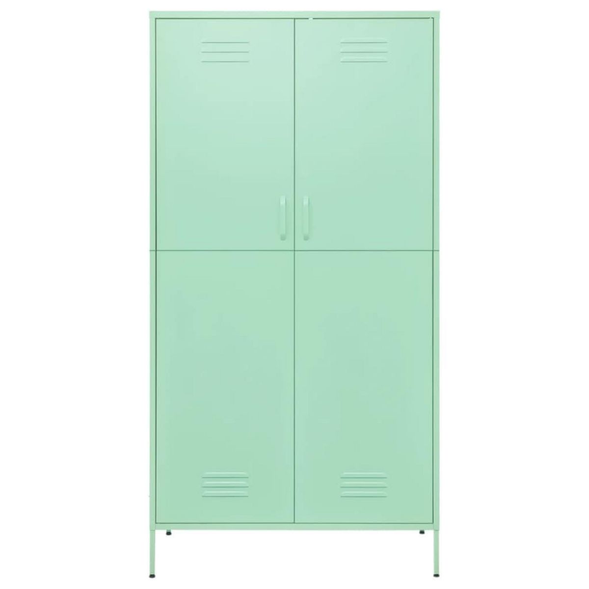 VIDAXL Garde-robe Vert menthe 90x50x180 cm Acier