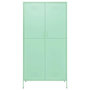 Voir la diapositive 3 : VIDAXL Garde-robe Vert menthe 90x50x180 cm Acier