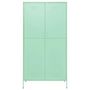 Voir la diapositive 3 : VIDAXL Garde-robe Vert menthe 90x50x180 cm Acier