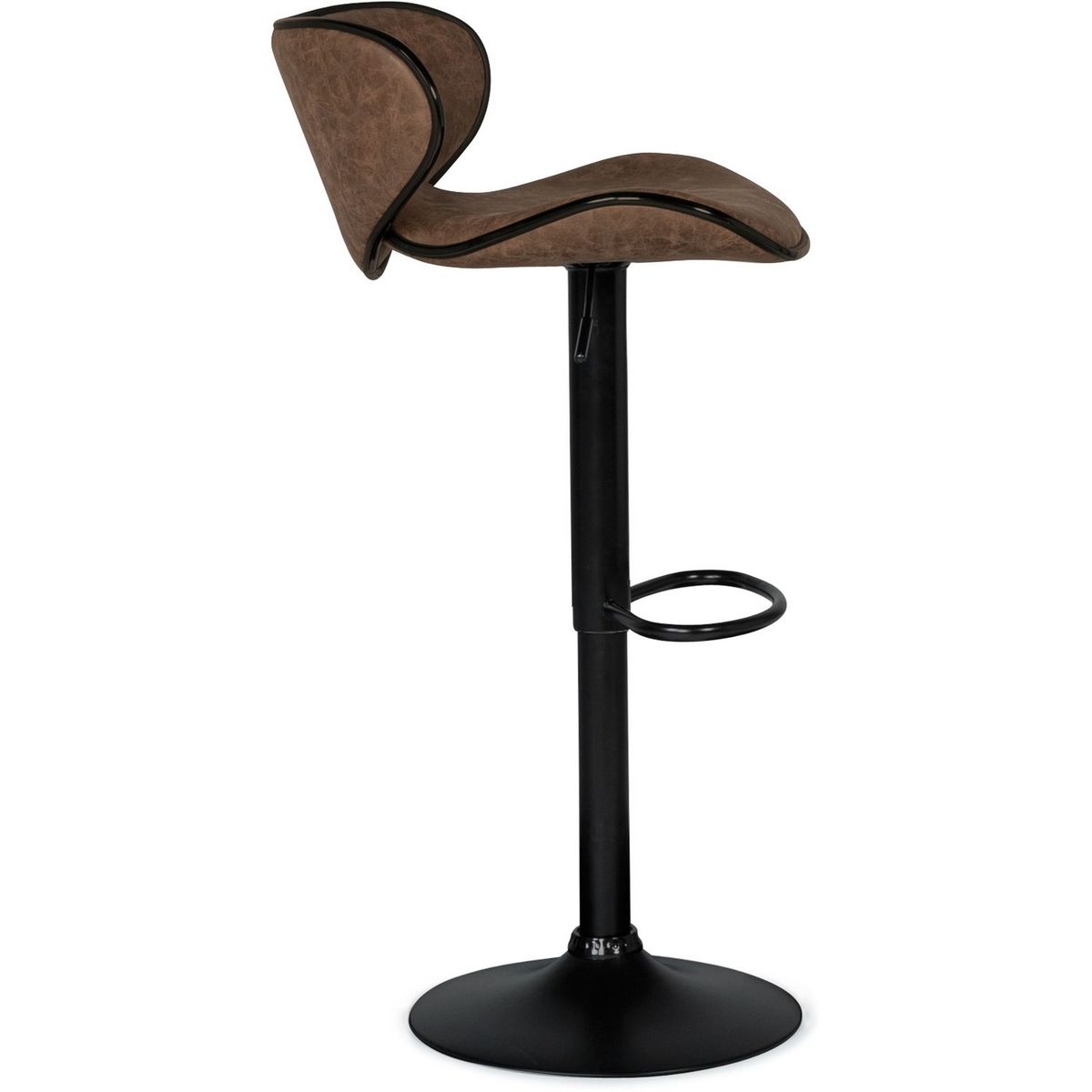 Lot de 2 tabourets de bar style vintage CLINT