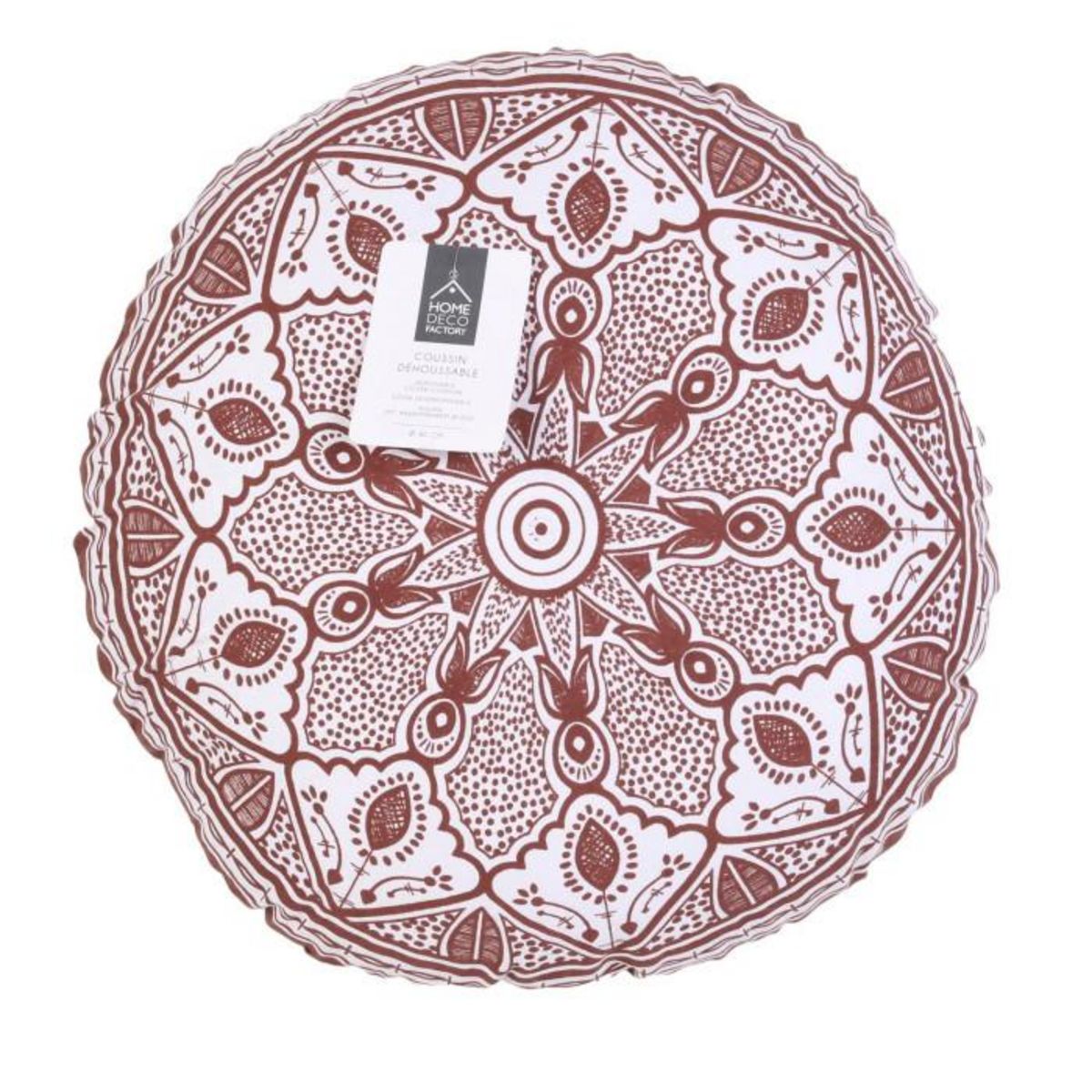 Paris Prix Coussin Déco Oriental  Mirage  40cm Orange