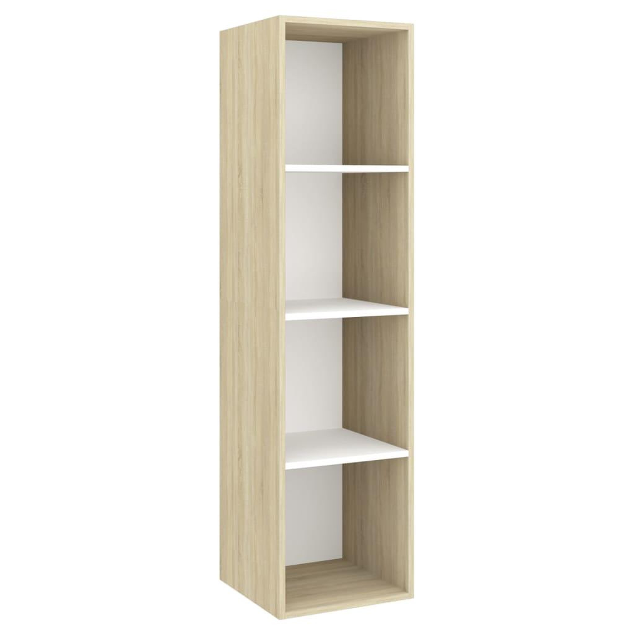 Voir la diapositive 4 : VIDAXL Meubles TV muraux 2 pcs Blanc et chene sonoma Bois d'ingenierie