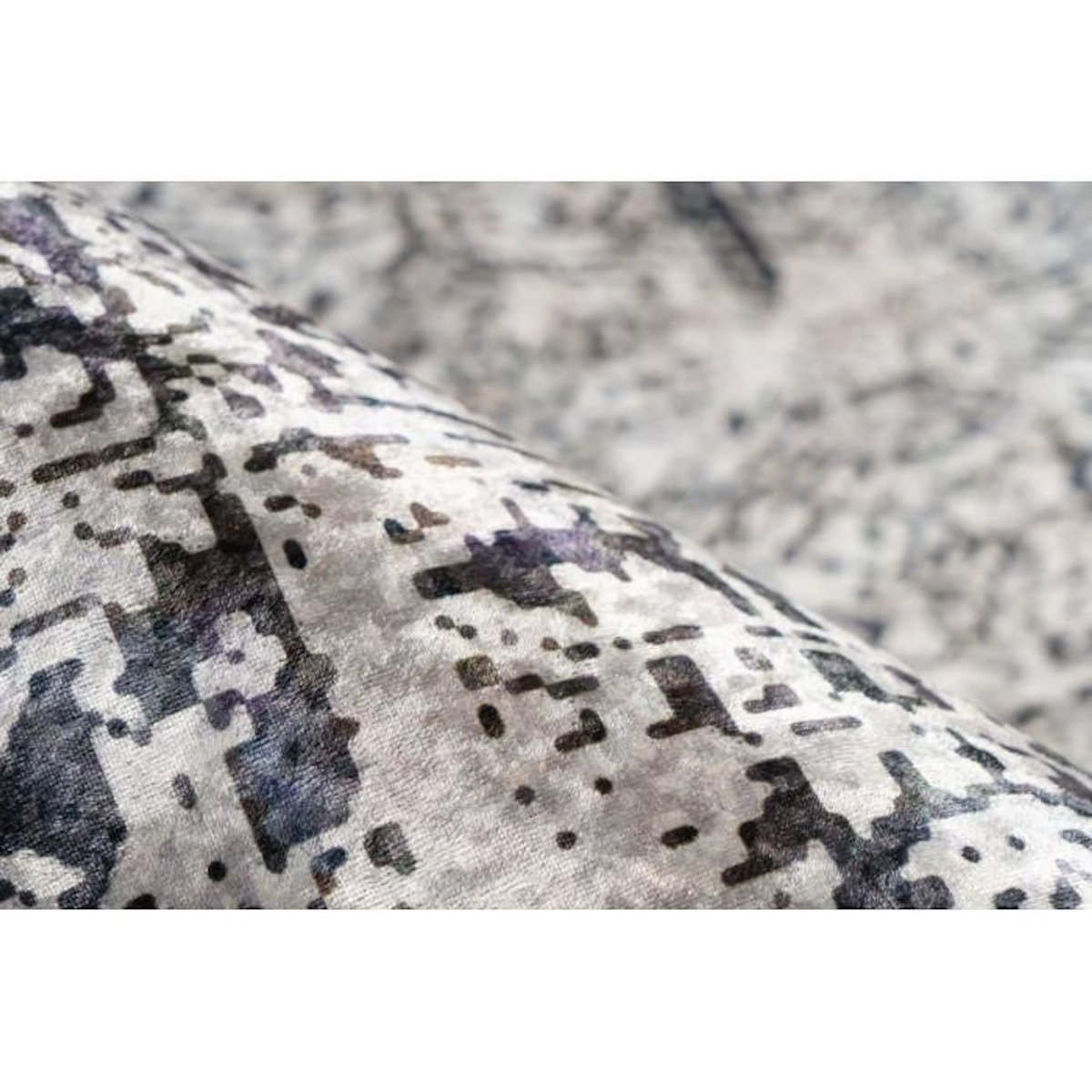 Paris Prix Tapis Vintage à Poils Plats  Rhodin  Gris