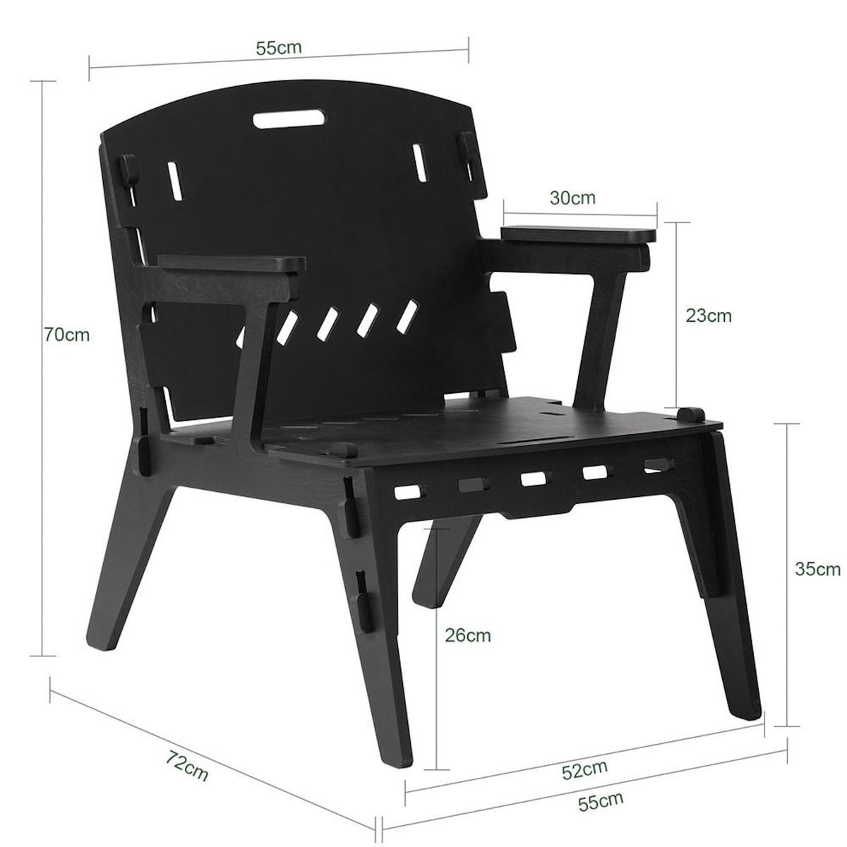 SOBUY SoBuy - Chaise De Salle À Manger à hauteur d'assise réglable - Moderne - HFST02