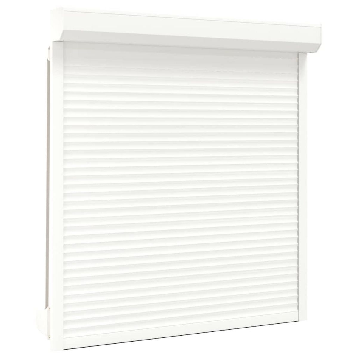 VIDAXL Volet roulant aluminium 140x150 cm blanc