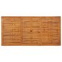 Voir la diapositive 4 : VIDAXL Table a dîner de jardin 180x90x75 cm Bois d'acacia solide