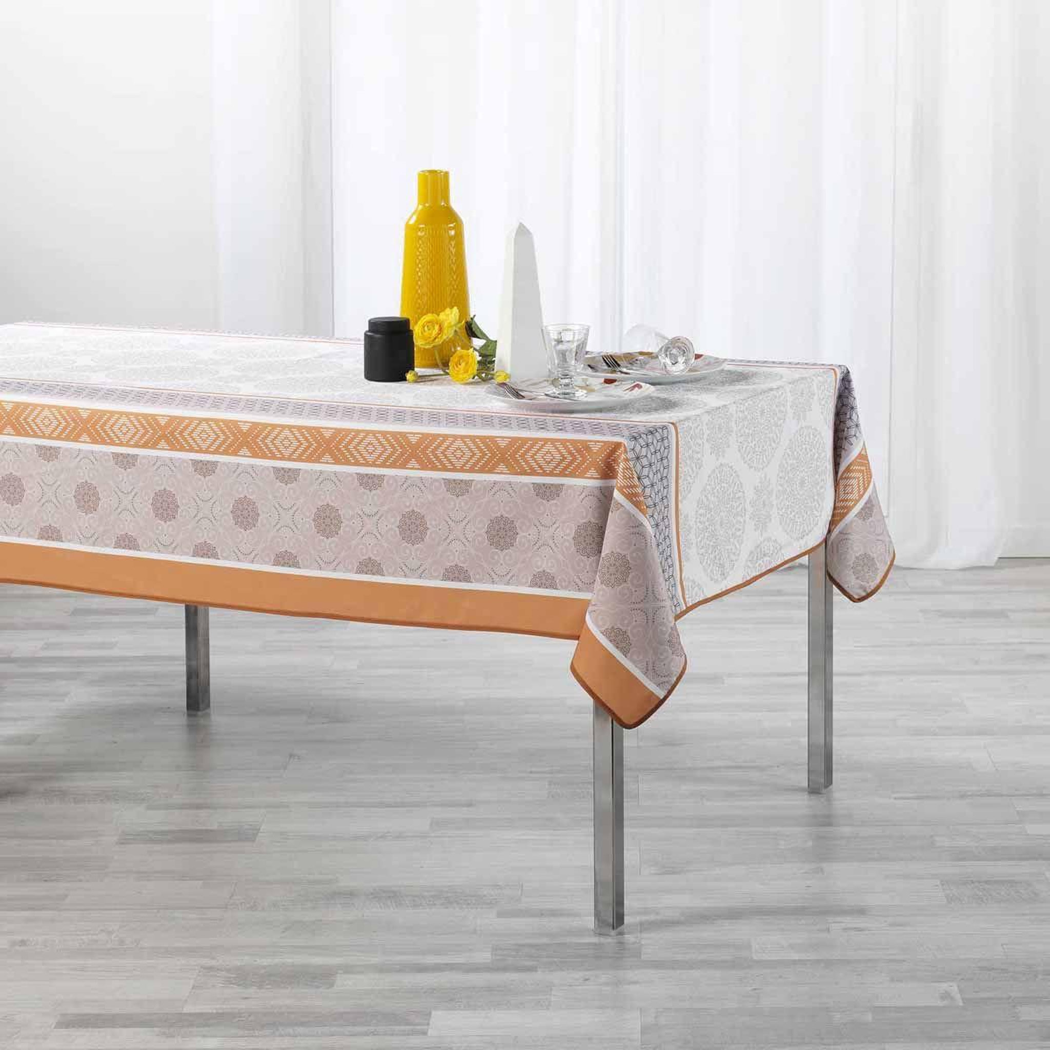 Voir la diapositive 3 : Douceur d'Intérieur Nappe antitache  botello  150x200cm naturel