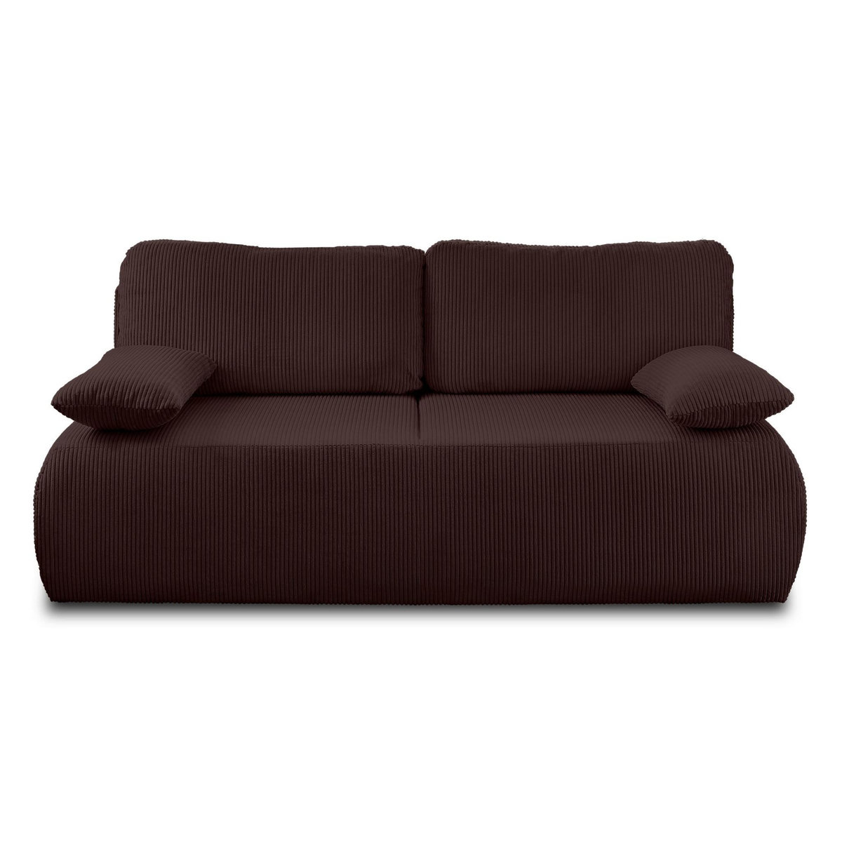 BEST MOBILIER Loutro - canapé 3 places - convertible avec coffre - en velours côtelé