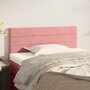 Voir la diapositive 1 : VIDAXL Tete de lit Rose 80x5x78/88 cm Velours