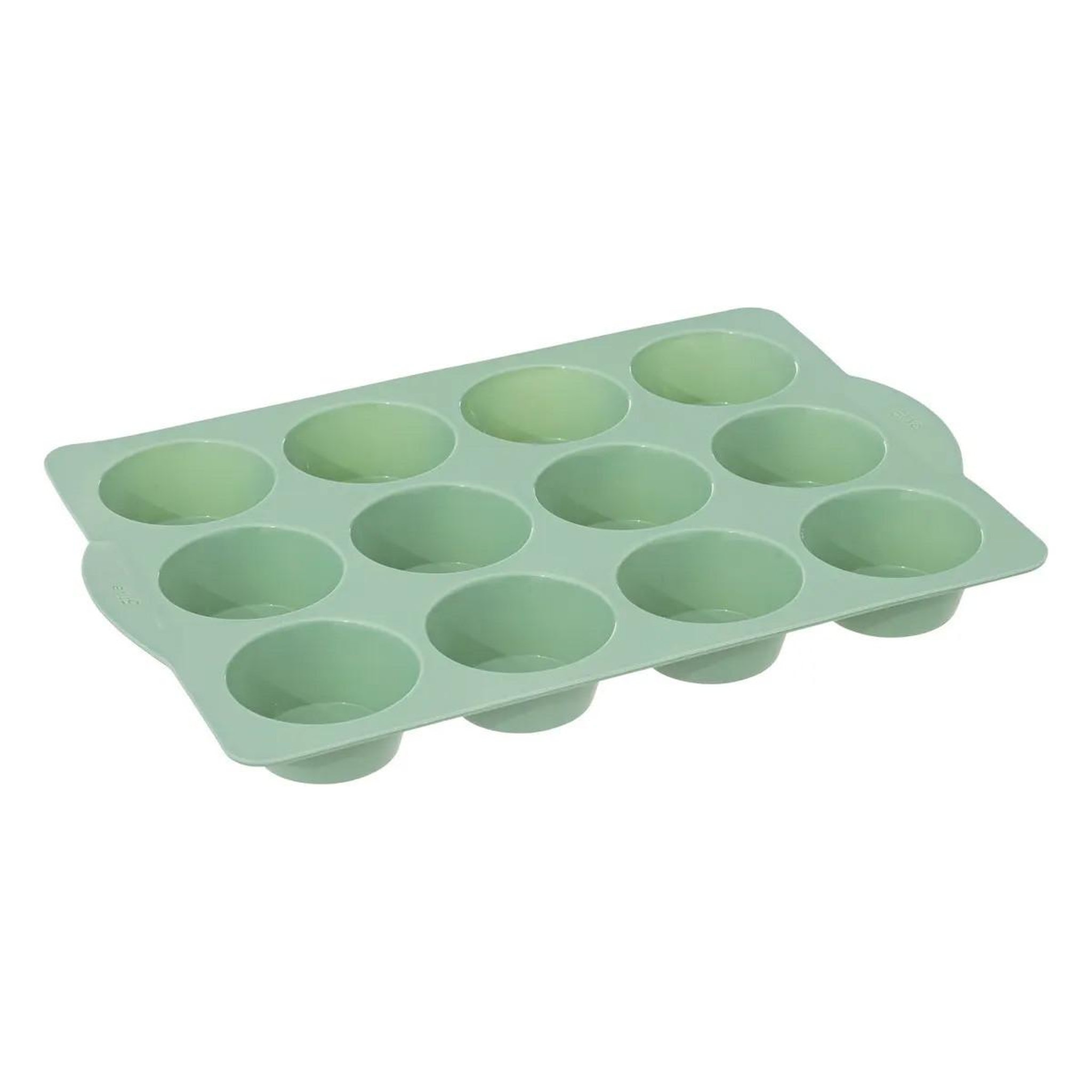 Voir la diapositive 1 : FIVE Moule silicone  12 muffins  33cm vert