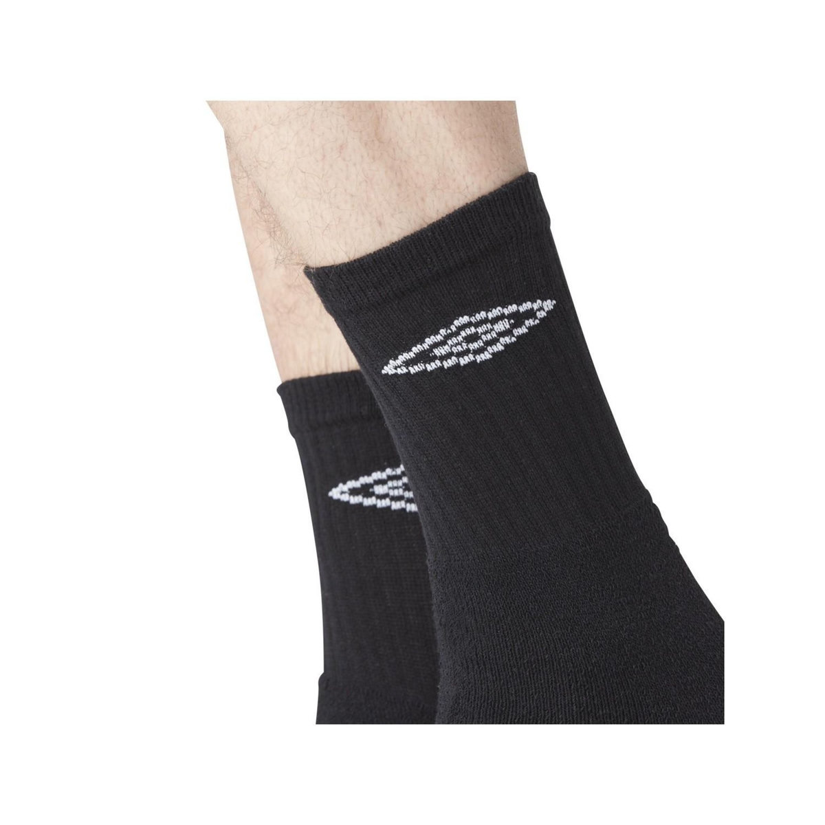 UMBRO Lot de 30 Paires de Chaussettes Tennis homme Noir