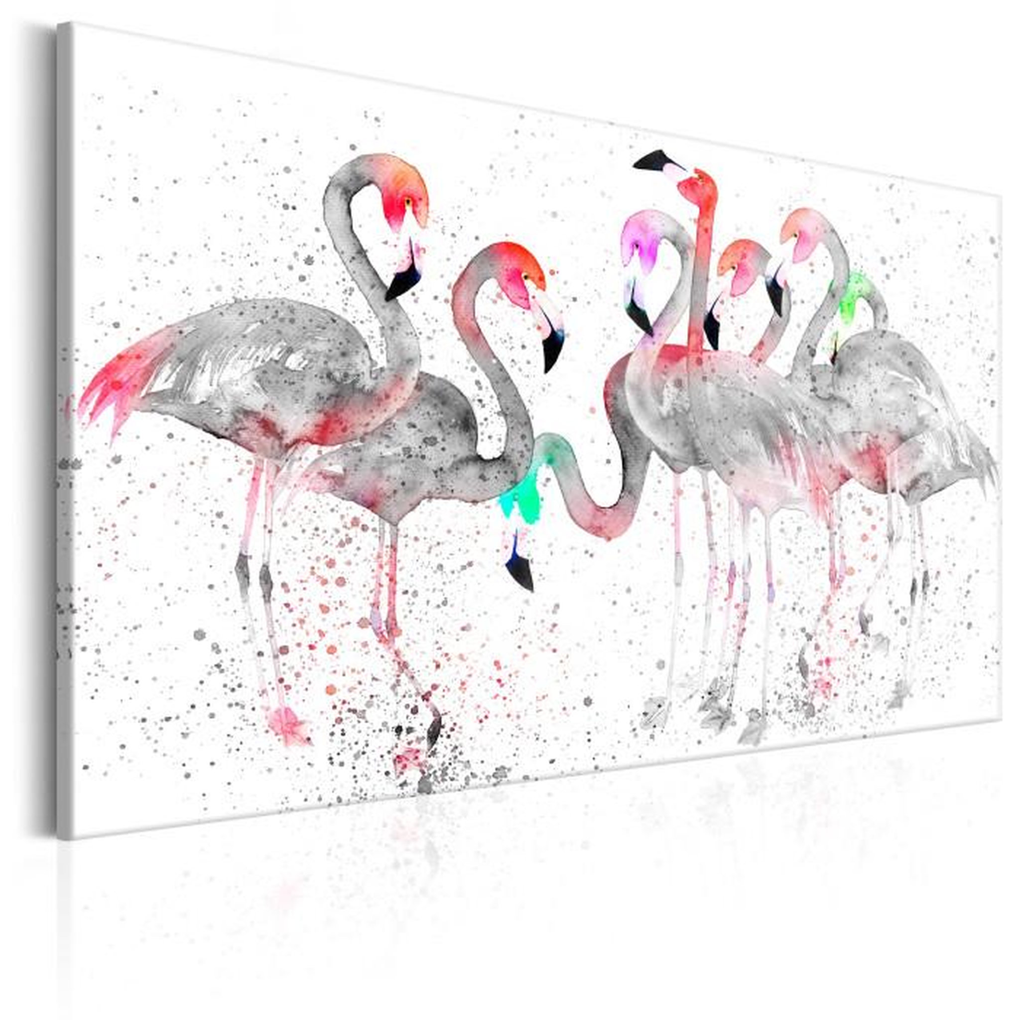 Paris Prix Tableau Imprimé  Danse des Flamants. Coloris disponibles : Multicolore