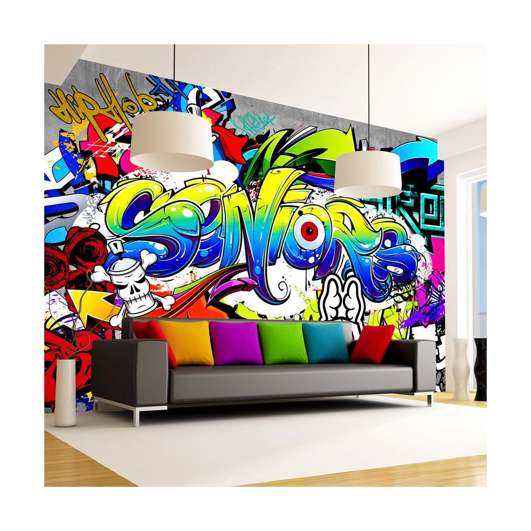 Paris Prix Papier peint  language of a city. Coloris disponibles : Multicolore