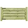 Voir la diapositive 2 : VIDAXL Portillons 2 pcs Bois de pin impregne 150x75 cm Vert