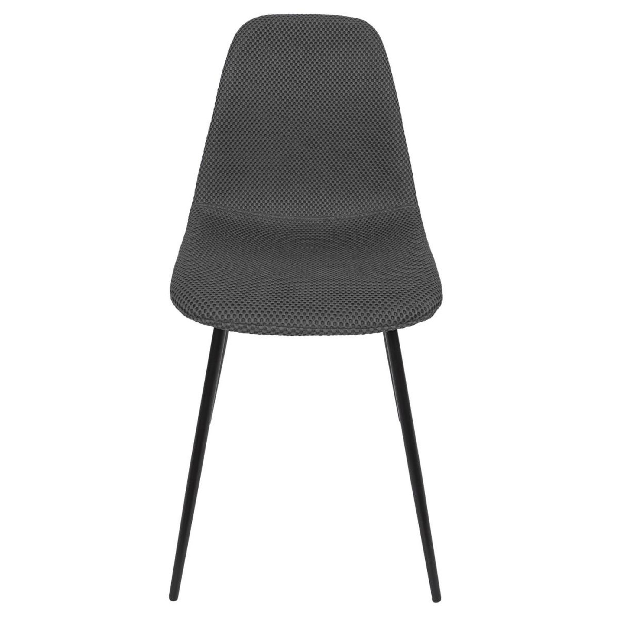 Voir la diapositive 3 : The Home Deco Factory Lot de 4 chaises  atome  86cm gris