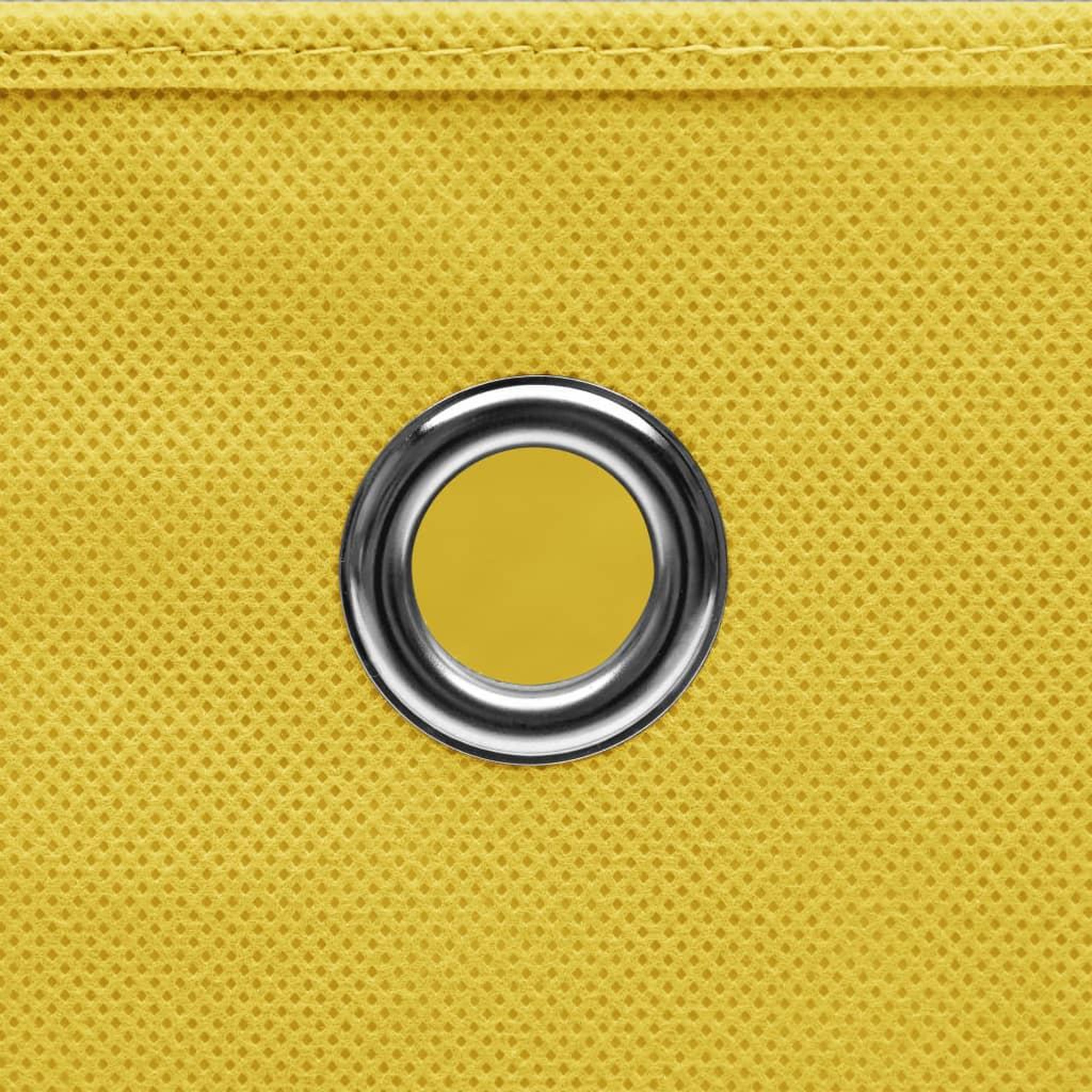 Voir la diapositive 4 : VIDAXL Boîtes de rangement 10 pcs Tissu intisse 28x28x28 cm Jaune