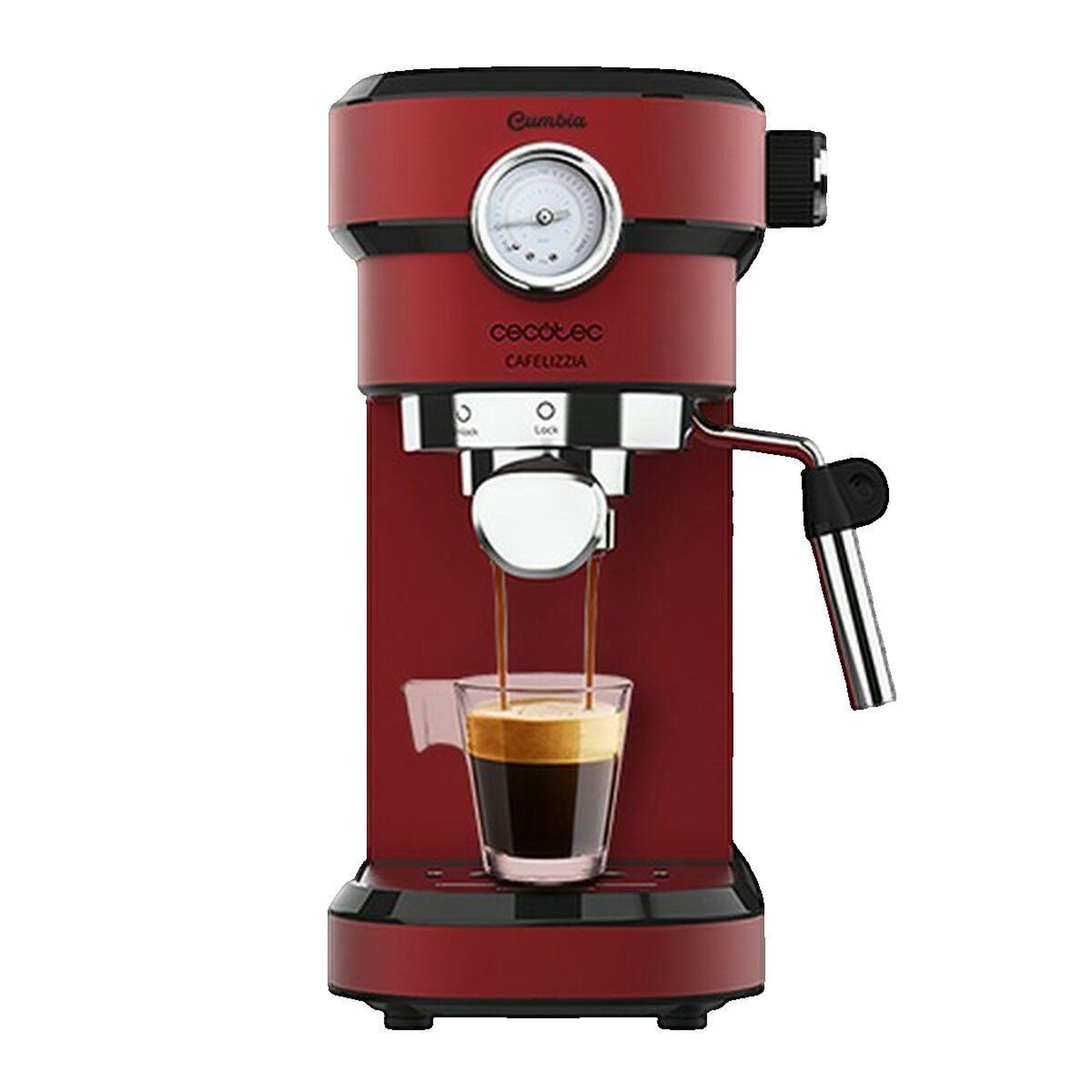 CECOTEC Machine à expresso Cecotec Cafelizzia 790 Shiny Pro Rouge