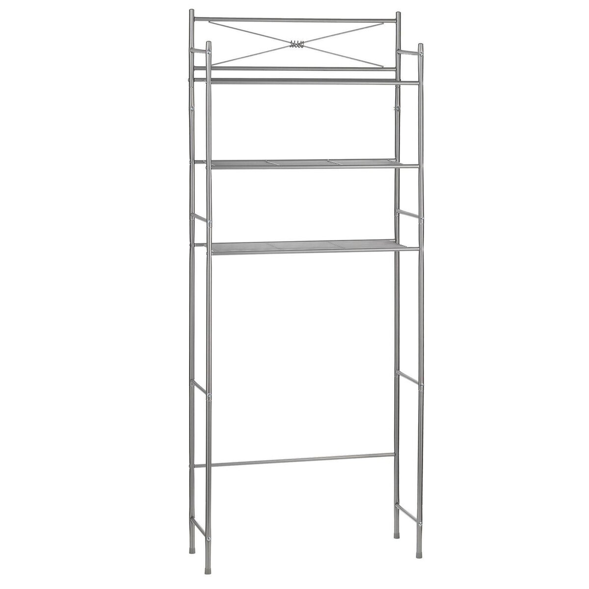 IDIMEX Etagère de salle de bain MARSA, rangement pour WC/lave-linge, en métal