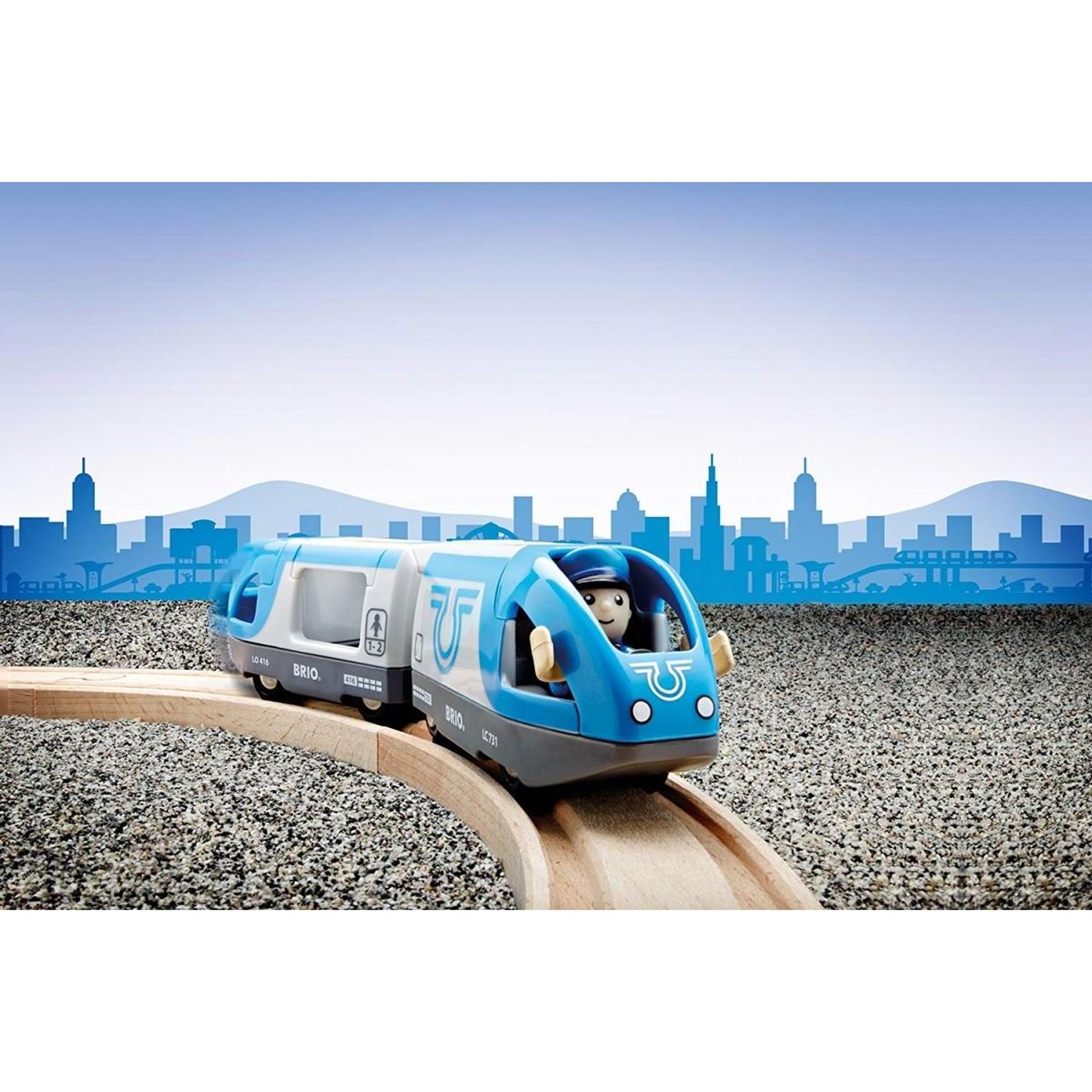 Voir la diapositive 5 : Brio 33506 Train de Voyageurs a pile