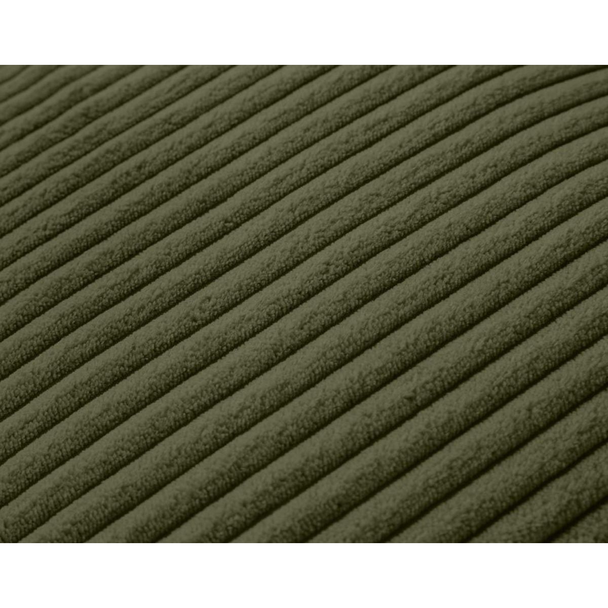 LISA DESIGN Garance - module d'assise 2 places avec accoudoir droit - en velours côtelé