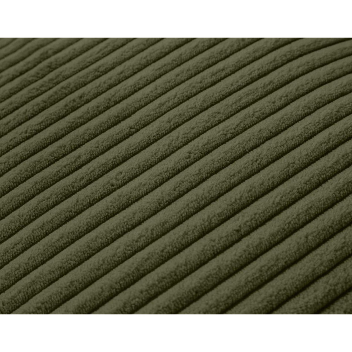 LISA DESIGN Garance - module d'assise 2 places avec accoudoir droit - en velours côtelé