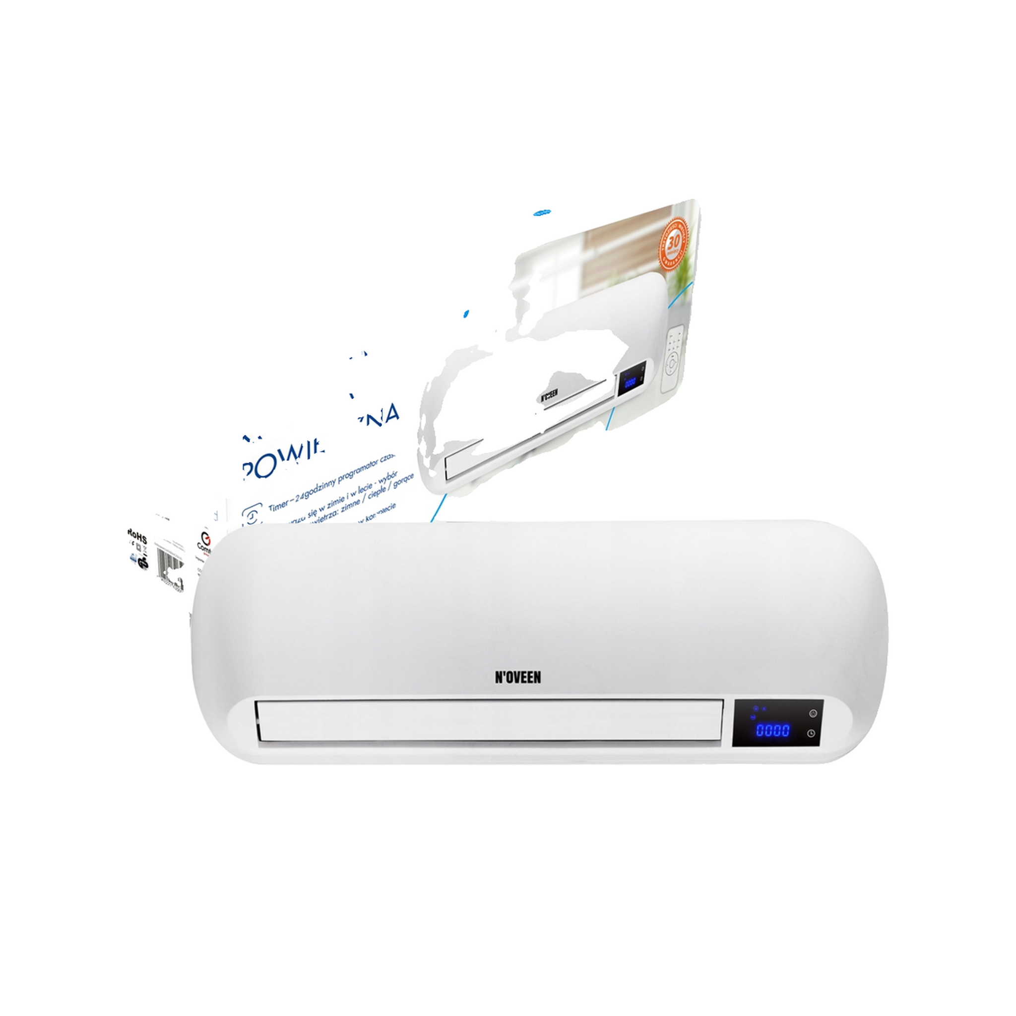 Voir la diapositive 6 : NOVEEN Rideau d'air hc2100 led 2000w