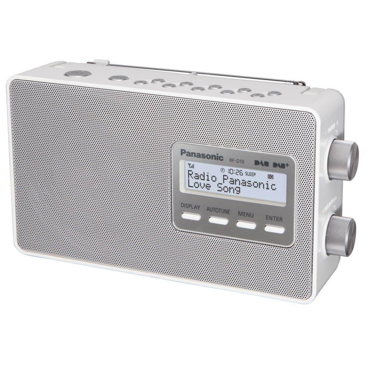 PANASONIC Radio portable blanc - rfd10egw