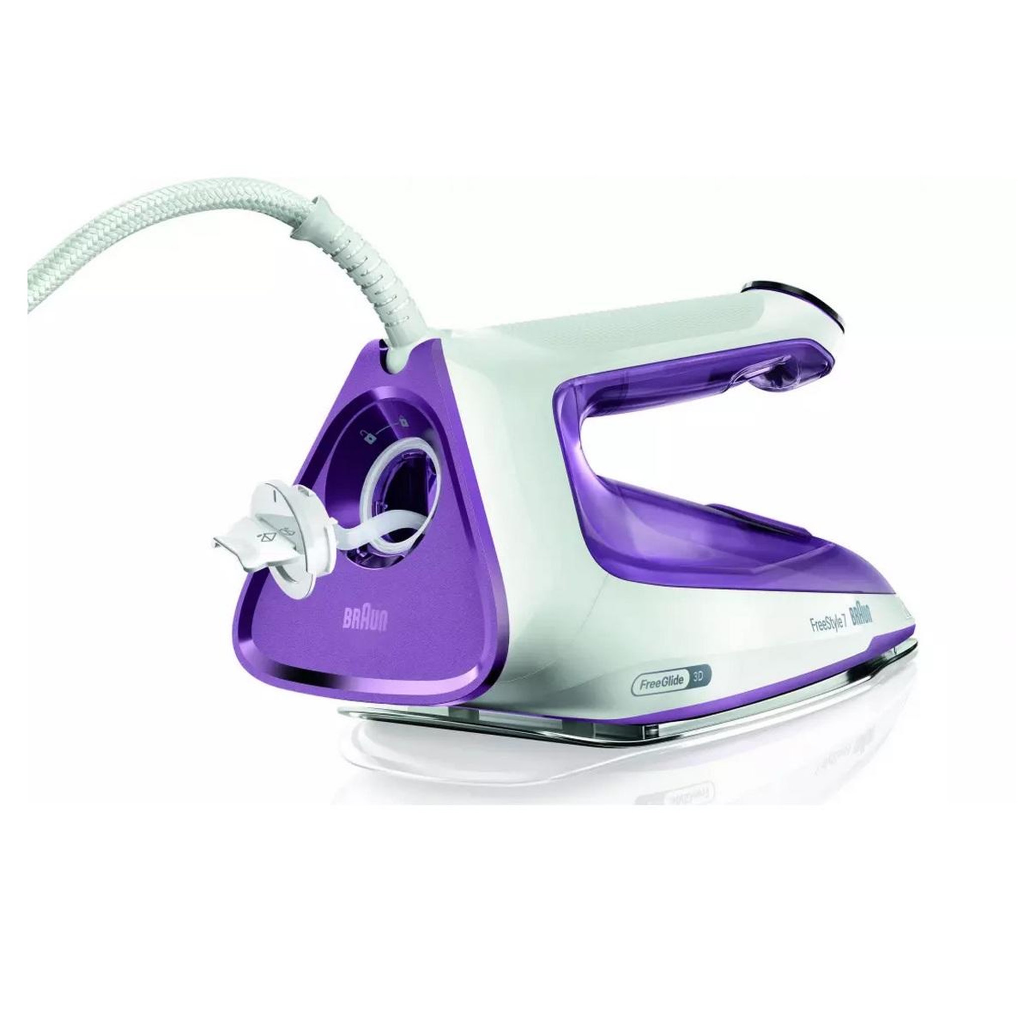 Voir la diapositive 4 : BRAUN Fer à repasser vapeur 2000w 50g/mn - FI7215VI