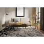 Voir la diapositive 5 : Paris Prix Tapis Tissé à Poils Ras  Naila  Gris & Noir