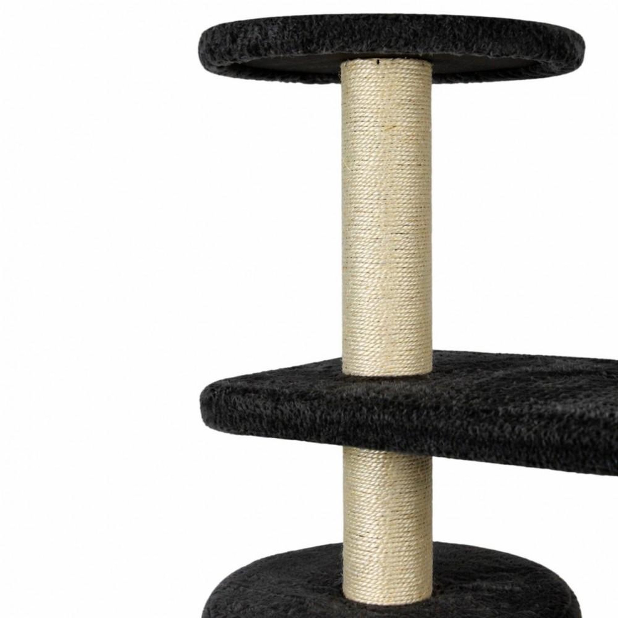Voir la diapositive 6 : MON AMI LUKI Arbre à chat griffoir avec refuge et 2 plateformes
